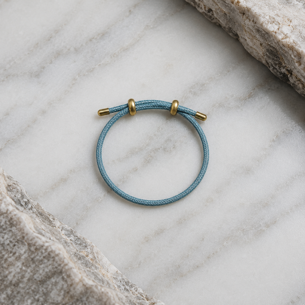 Crystalline Nylon Rope Bracelet