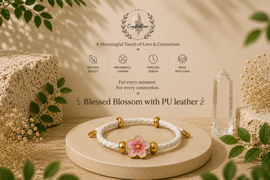 Blessed Blossom with PU Leather