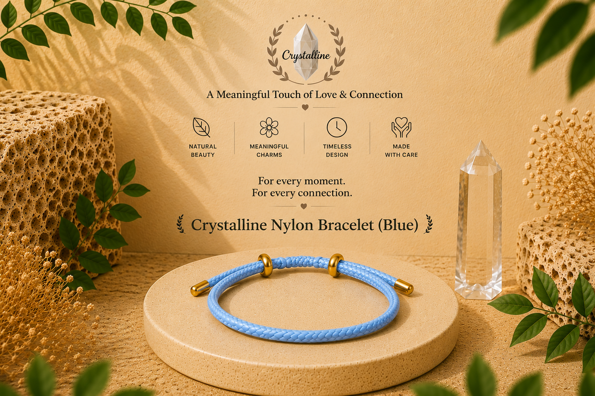 Crystalline Nylon Rope Bracelet
