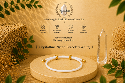 Crystalline Nylon Rope Bracelet