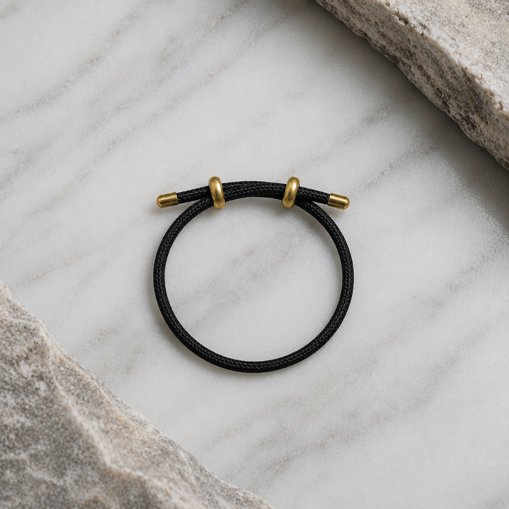 Crystalline Nylon Rope Bracelet
